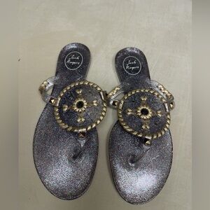 Jack Rogers Women's Sparkle Sandals - Silver and Gold